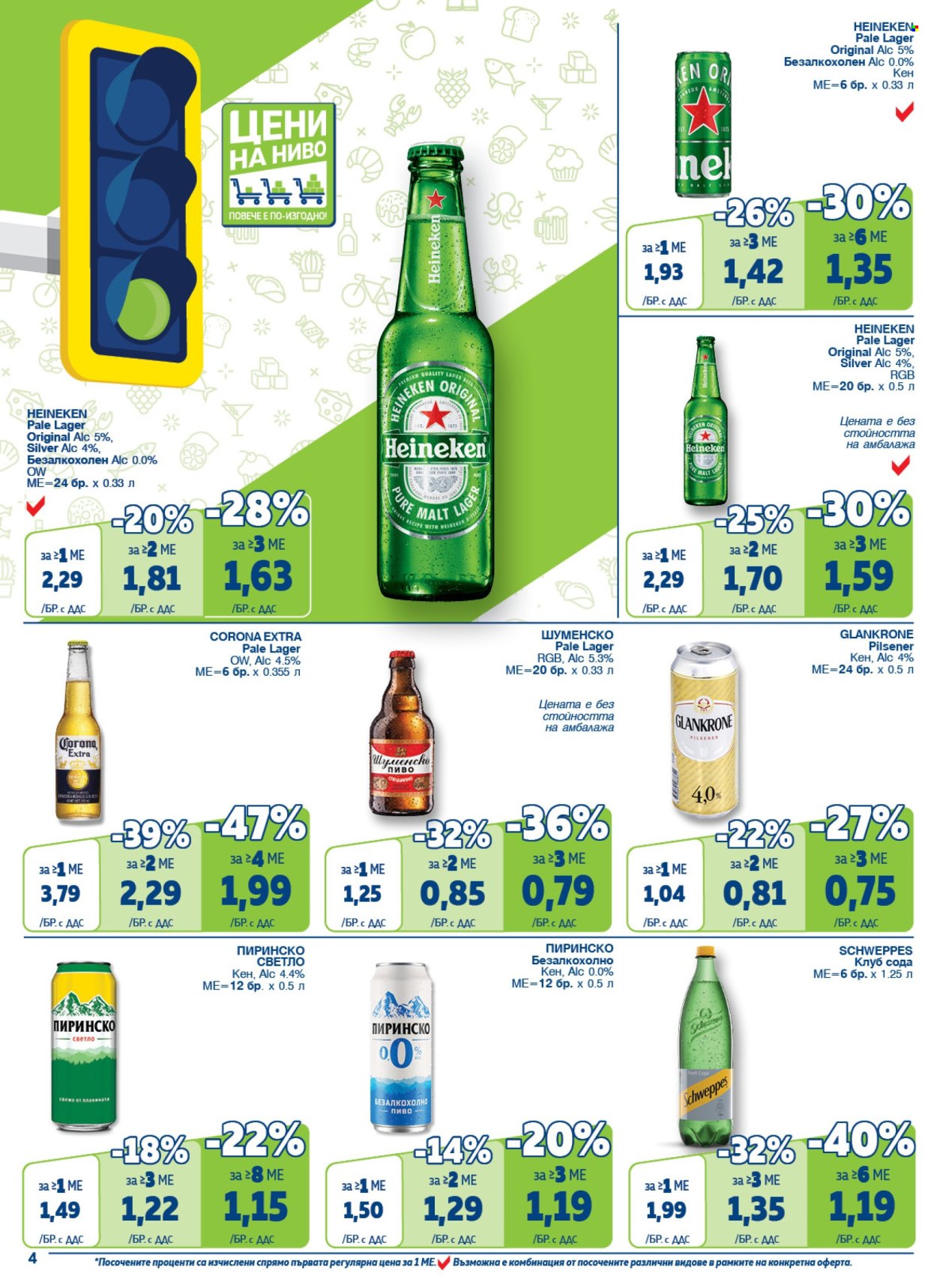 thumbnail - Брошура на МЕТРО - 25.04.2024 - 22.05.2024 - Продавани продукти - Corona Extra, Heineken, бира. Страница 4.