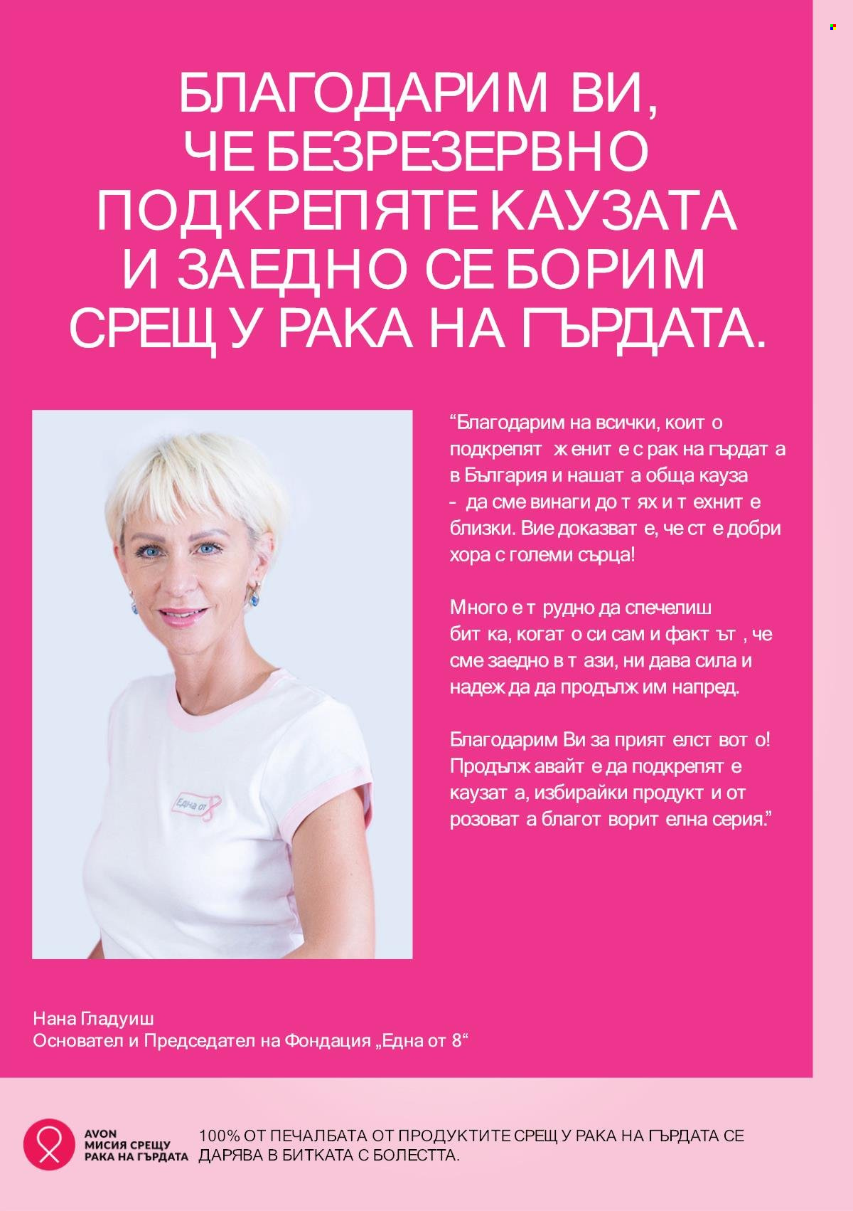 Брошура на Avon. Страница 1