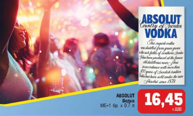 ABSOLUT Водка