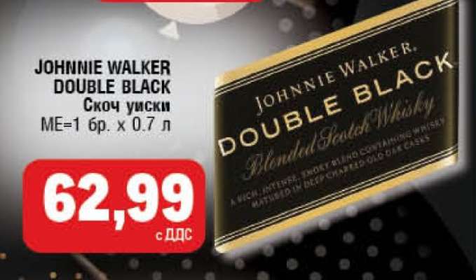 JOHNNIE WALKER DOUBLE BLACK