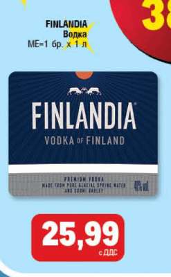 FINLANDIA Водка