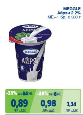 MEGGLE Айрян 2.2%