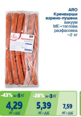ARO Кренвирши варено-пушени
