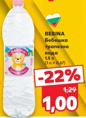 BEBINA Бебешка трапезна вода