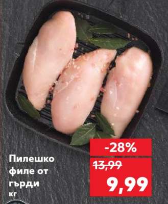 Пилешко филе от гърди
