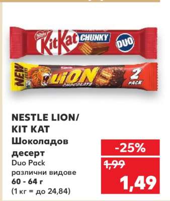 NESTLE LION / KIT KAT