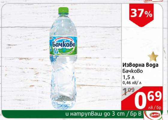 Изворна вода Бачково