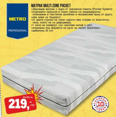 Матрак Multi Zone Pocket