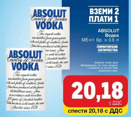 ABSOLUT Водка