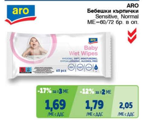 ARO Бебешки кърпички