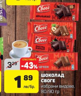 Шоколад Своге