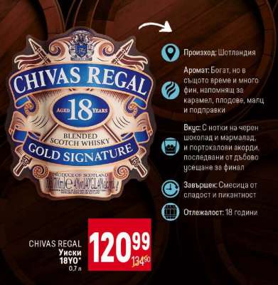 CHIVAS REGAL Уиски 18YO