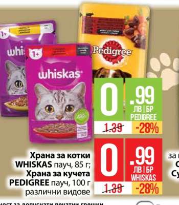 Храна за котки WHISKAS