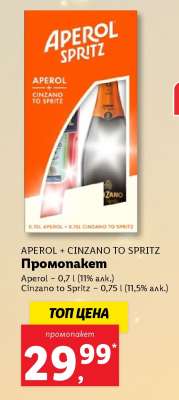 APEROL + CINZANO TO SPRITZ