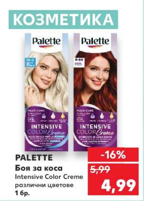 PALETTE Боя за коса