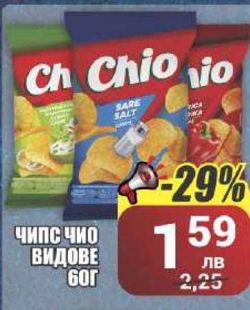 Чипс Чио Видове