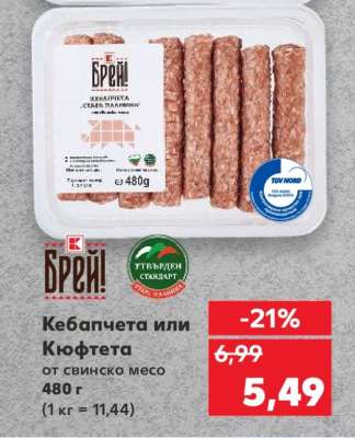 Кебапчета или Кюфтета