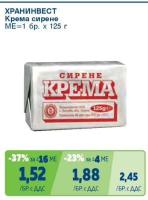 Крема сирене
