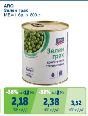 Зелен грах