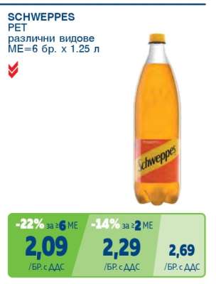 SCHWEPPES PET