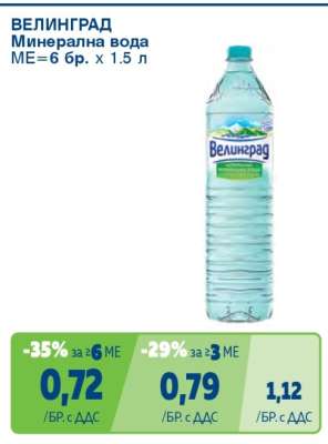 Велинград Минерална вода