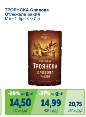 ТРОЯНСКА СЛИВОВА Отлежала ракия
