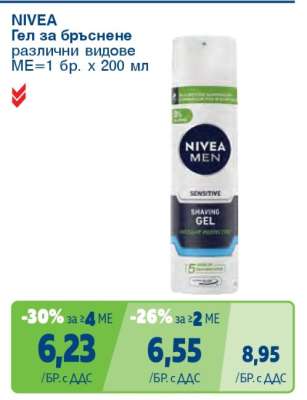 NIVEA Гел за бръснене