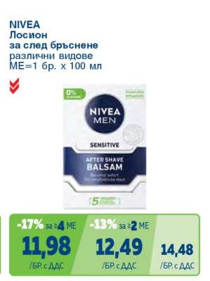 NIVEA Лосион за след бръснене