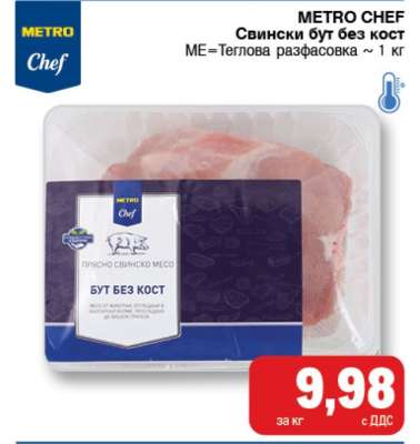 Свински бут без кост