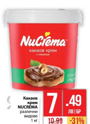 Какаов крем NUCREMA