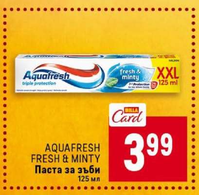 AQUAFRESH FRESH & MINTY