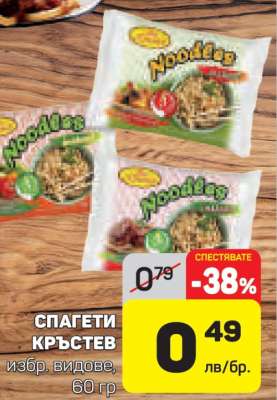 СПАГЕТИ КРЪСТЕВ