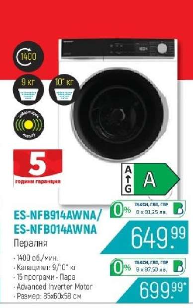 ES-NFB914AWNA/ES-NFB014AWNA