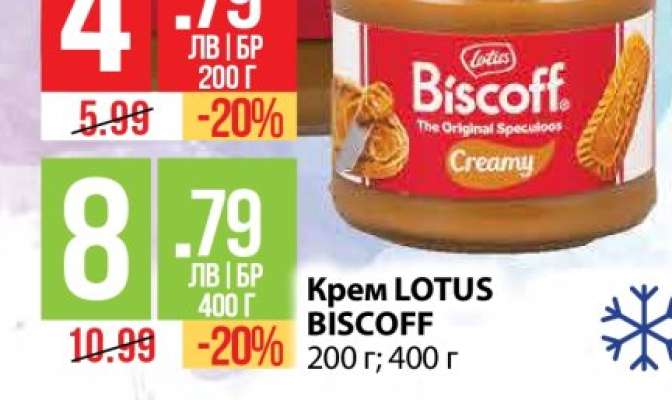 Крем LOTUS BISCOFF