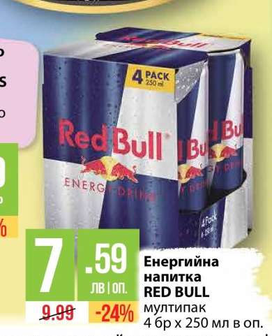 Енергийна напитка RED BULL