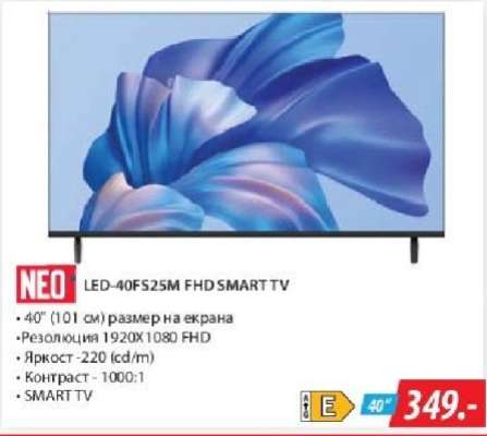 NEO LED-40FS25M FHD SMART TV