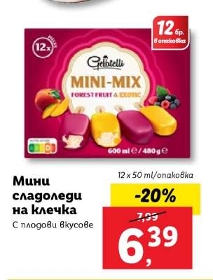 Мини сладоледи на клечка