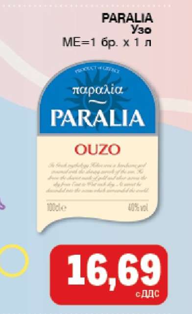 PARALIA Узо