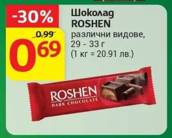 Шоколад ROSHEN
