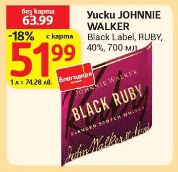Уиски Johnnie Walker
