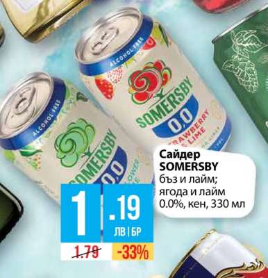 Сайдер Somersby