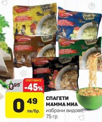 СПАГЕТИ МАММА МИА