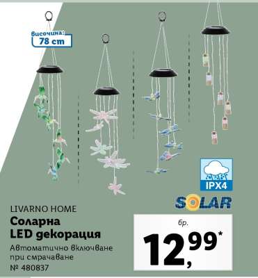 LIVARNO HOME Соларна LED декорация