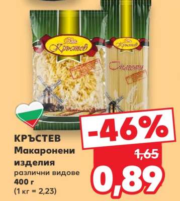 КРЪСТЕВ Макарони изделия