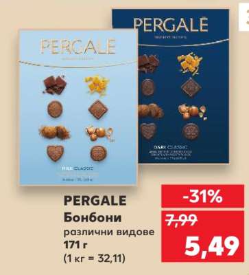 PERGALE Бонбони