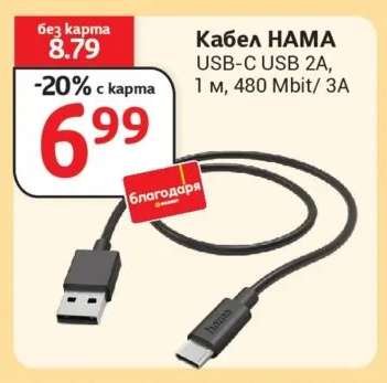 Кабел HAMA