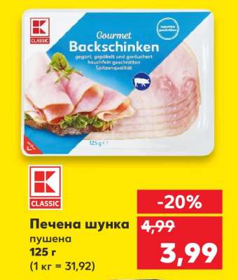 Печена шунка