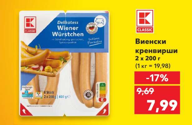 Виенски кренвирши