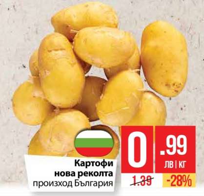 Картофи нова реколта