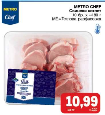 METRO CHEF Свински котлет